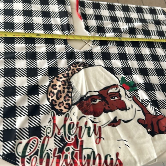 NWOT Chocolate Santa Claise Tree. Skirt - Picture 2 of 7